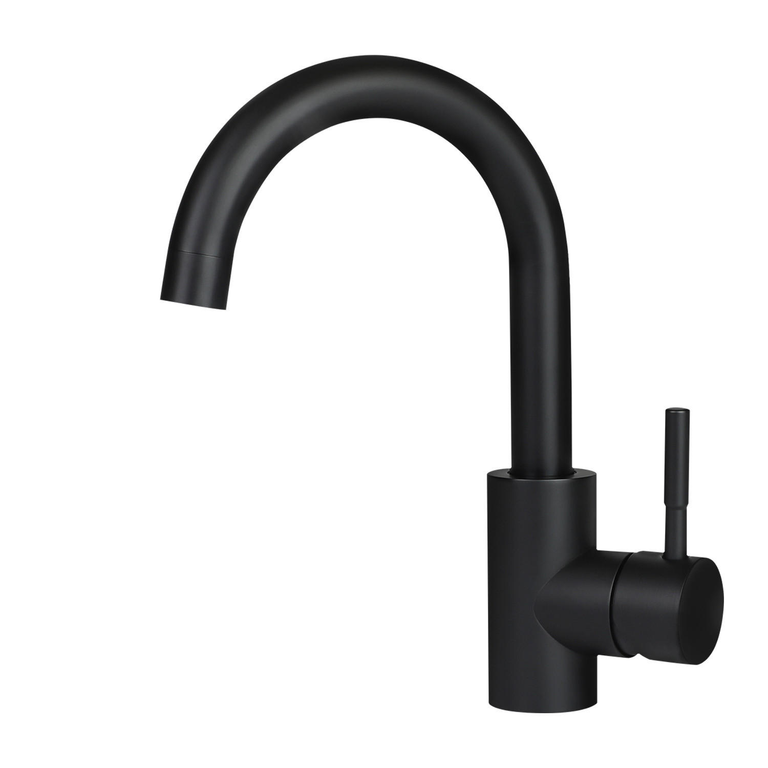 KÜCHENARMATUR Sarah - Schwarz, Metall (6/24/24cm) - Nettlife