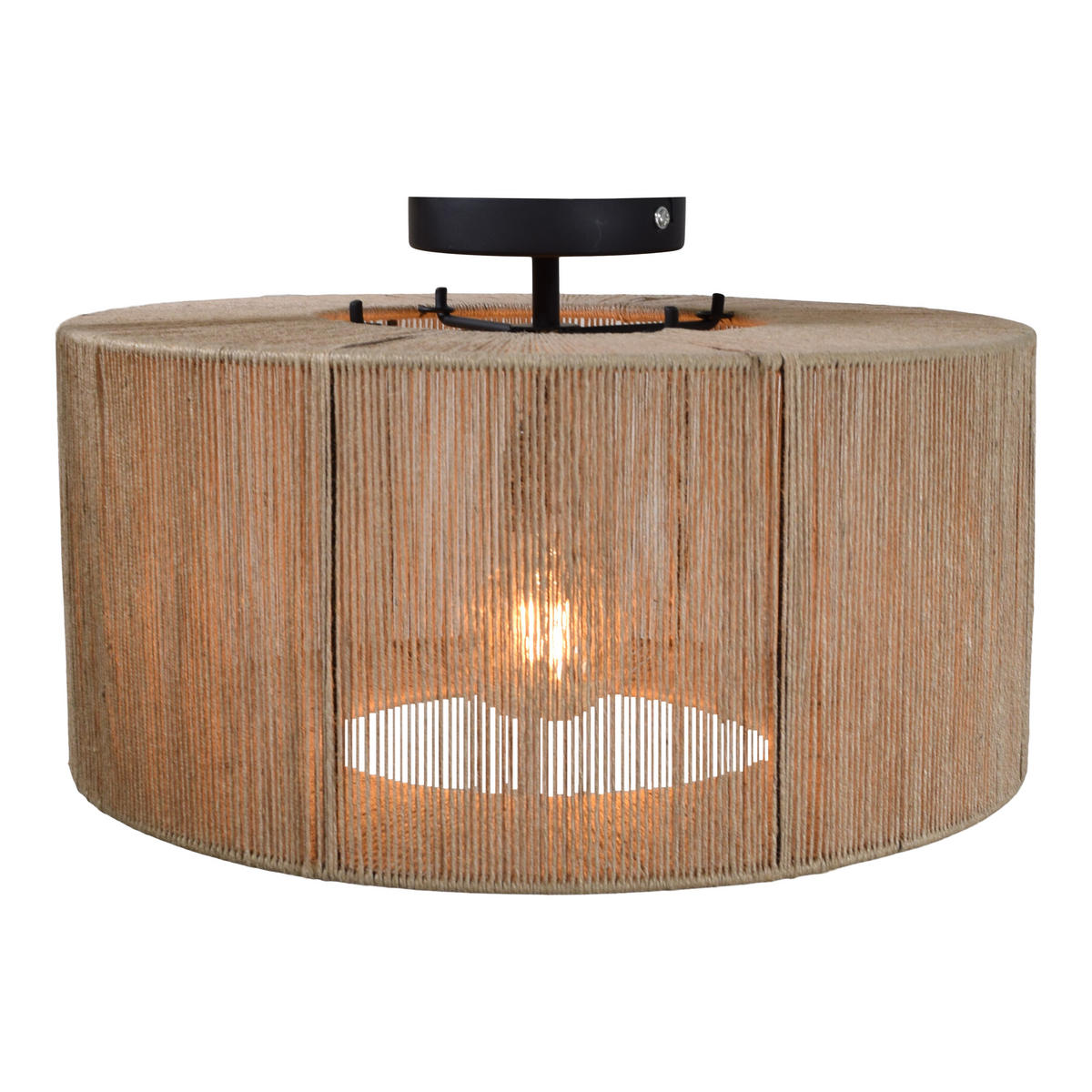 DECKENLEUCHTEN Diro - Hellbraun, Metall (45/45/26cm) - Urban Interiors
