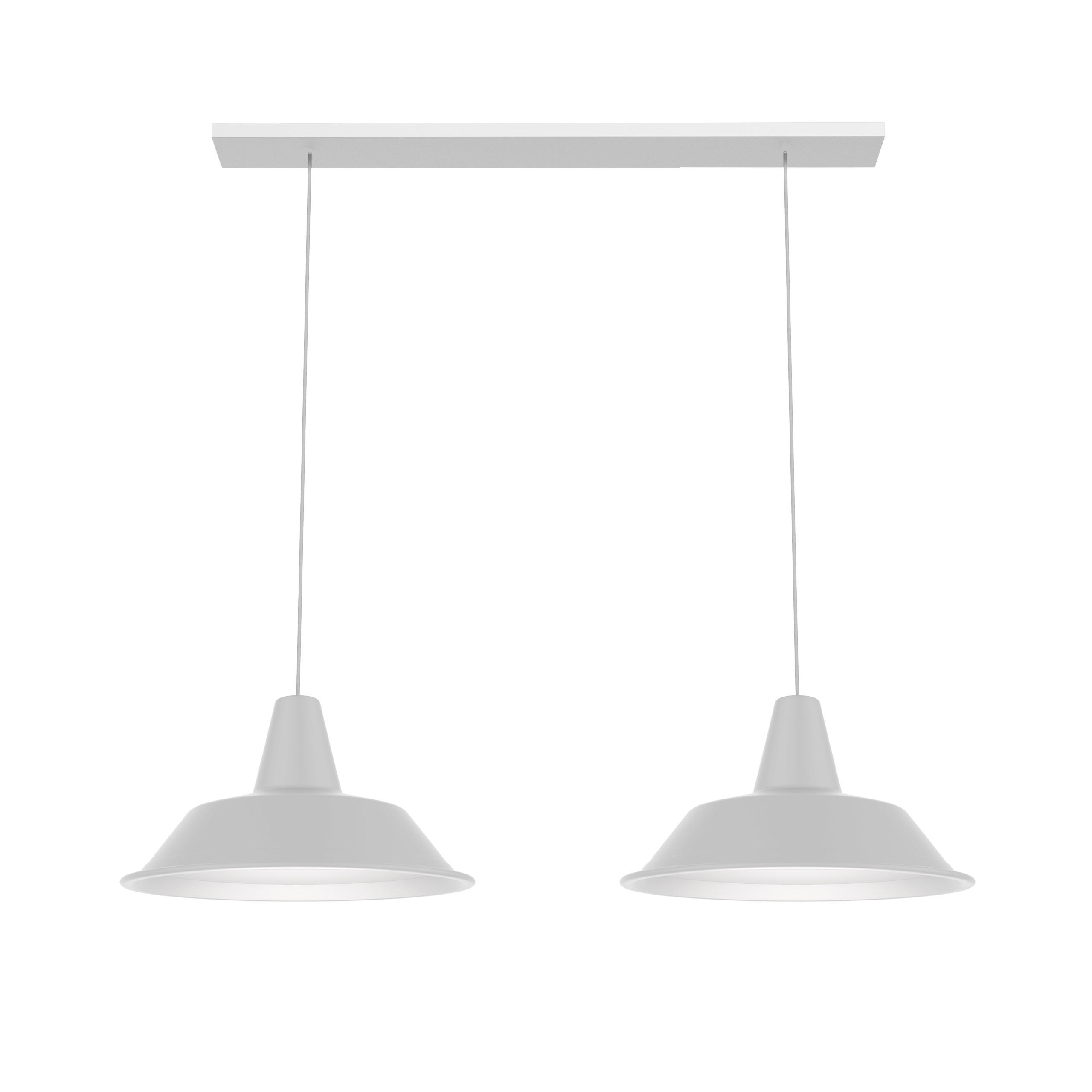 HÄNGELEUCHTE - Weiß, Metall (35/70/120cm) - Lumicom