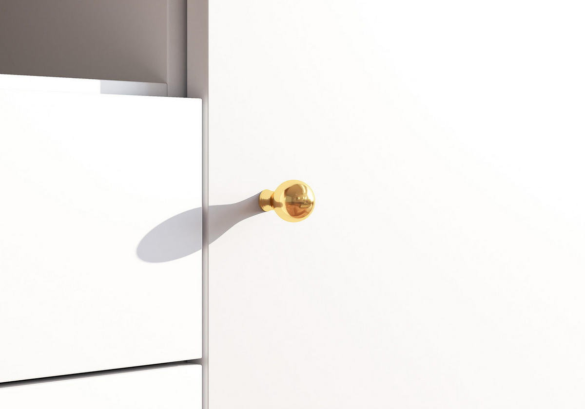 TV-SCHRANK - RTV Gawin 05 - Weiß, Holzwerkstoff (120/50/43cm) - Möblo