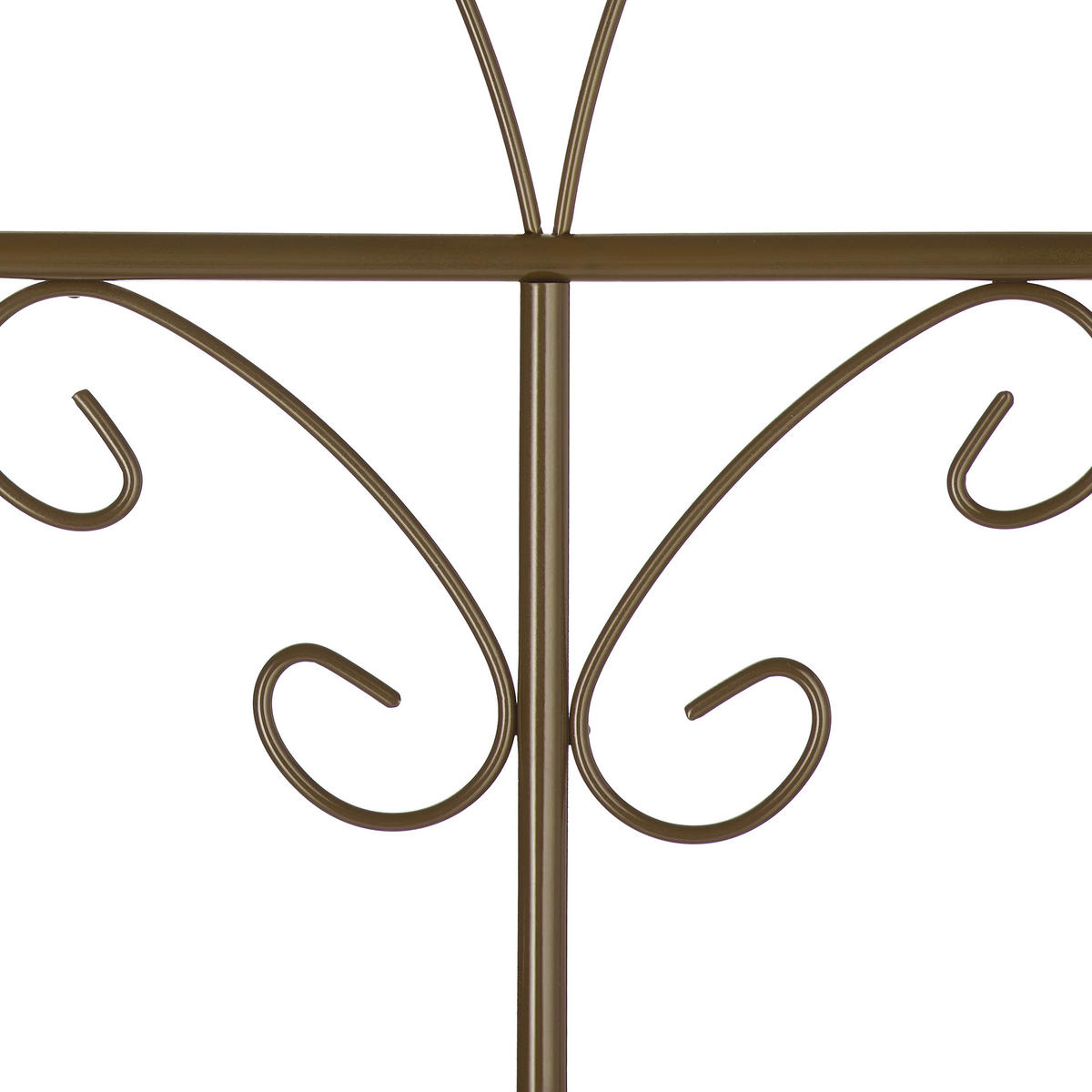 2XRANKGITTER - Braun, Metall (52/220/2cm) - Relaxdays