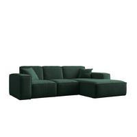 ECKSOFA L-Form Siena Stoff Salvador Grün Rechts - Grün, Holz (266/165cm) - Kaiser Möbel