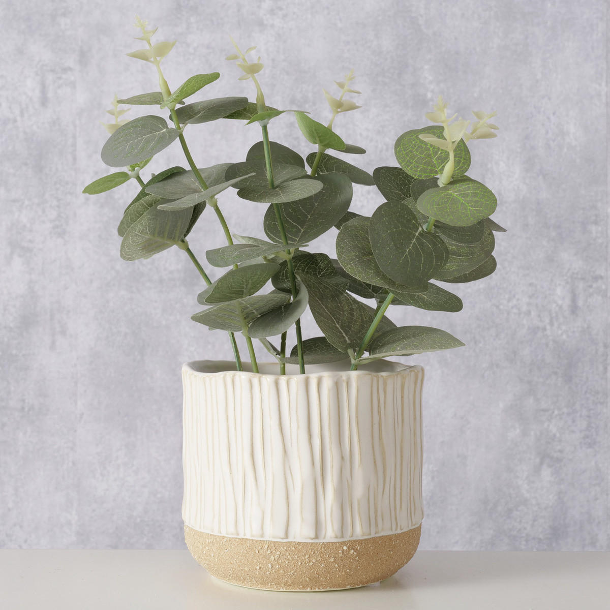 ÜBERTOPF Keramik Diona Ø 11 cm - Beige, Keramik (11/9.5/11cm) - Boltze Home