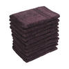 WASCHLAPPEN 16x21 cm aus 100% Baumwolle 500g/m2, 10er Set Waschhandschuhe Braun - Braun, Textil (16/21cm) - Carpe Sonno