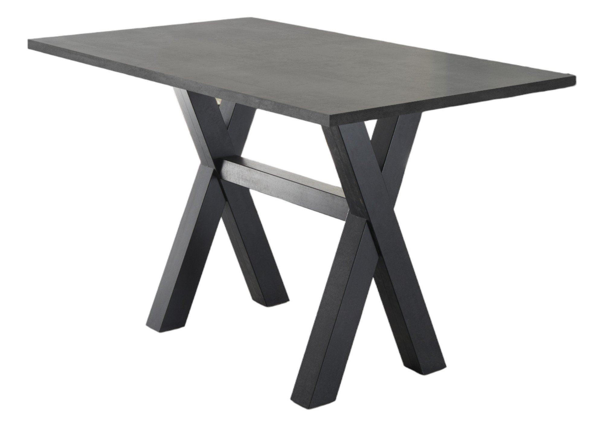 STEHTISCH Essa 2 120 x 70 x 105 aus Holzwerkstoff Graphit - Grau, Holz (70/105/120cm) - 58aufmkessel