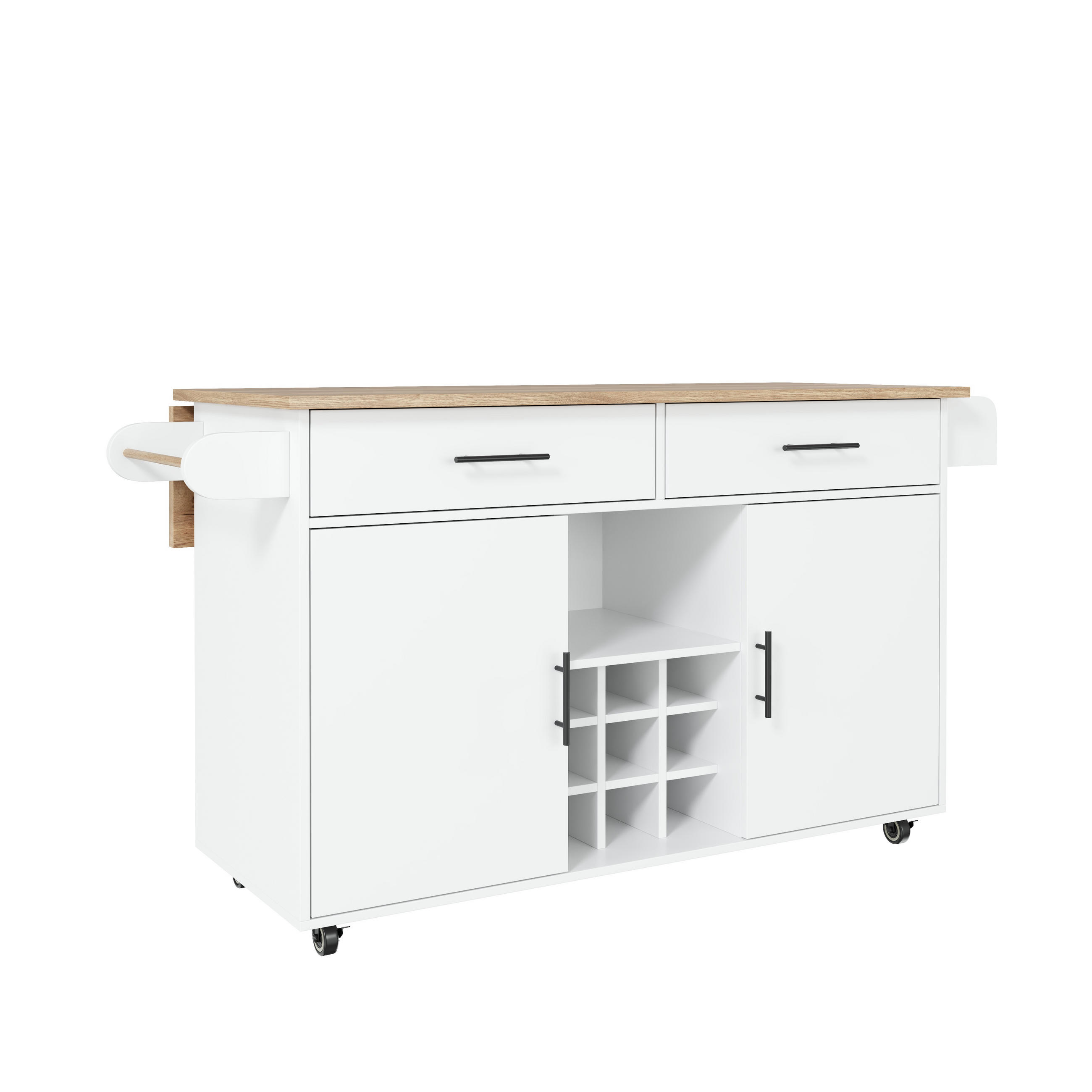 ComfortXL Kücheninsel Weiß 120x84x45 cm