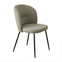 STUHL Beiz Grau 54 cm x 81 cm - Grau, Textil (54/81/59cm) - Kenay Home