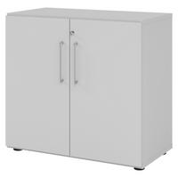 AKTENSCHRANK - 2 Ordnerhöhen 42/80/74,8 cm in Grau - Grau, Holzwerkstoff (80/74.8/42cm) - bümö