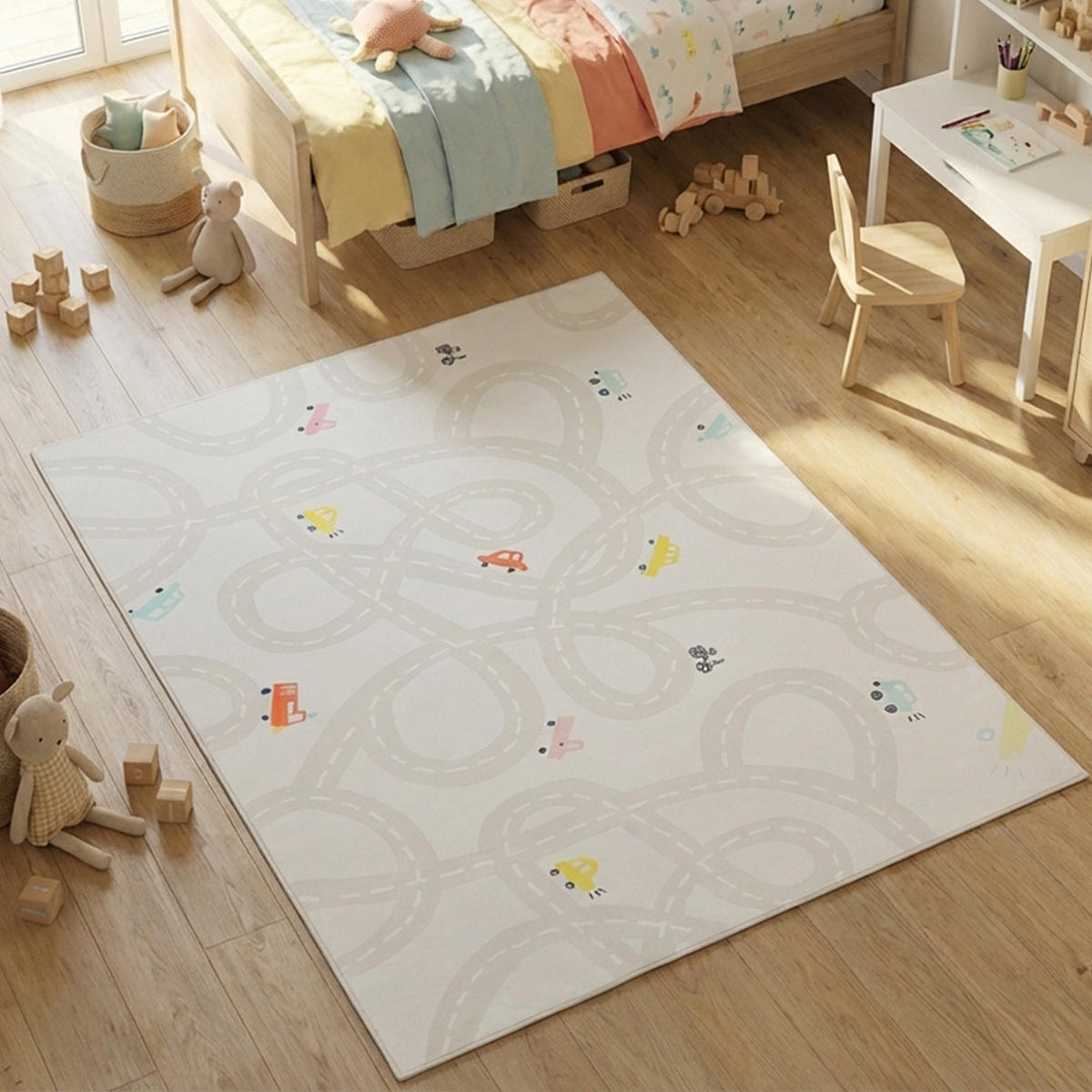 KINDERTEPPICH SNOOKI Beige 250/350 cm - Beige, Textil (250/350cm) - Tapiso