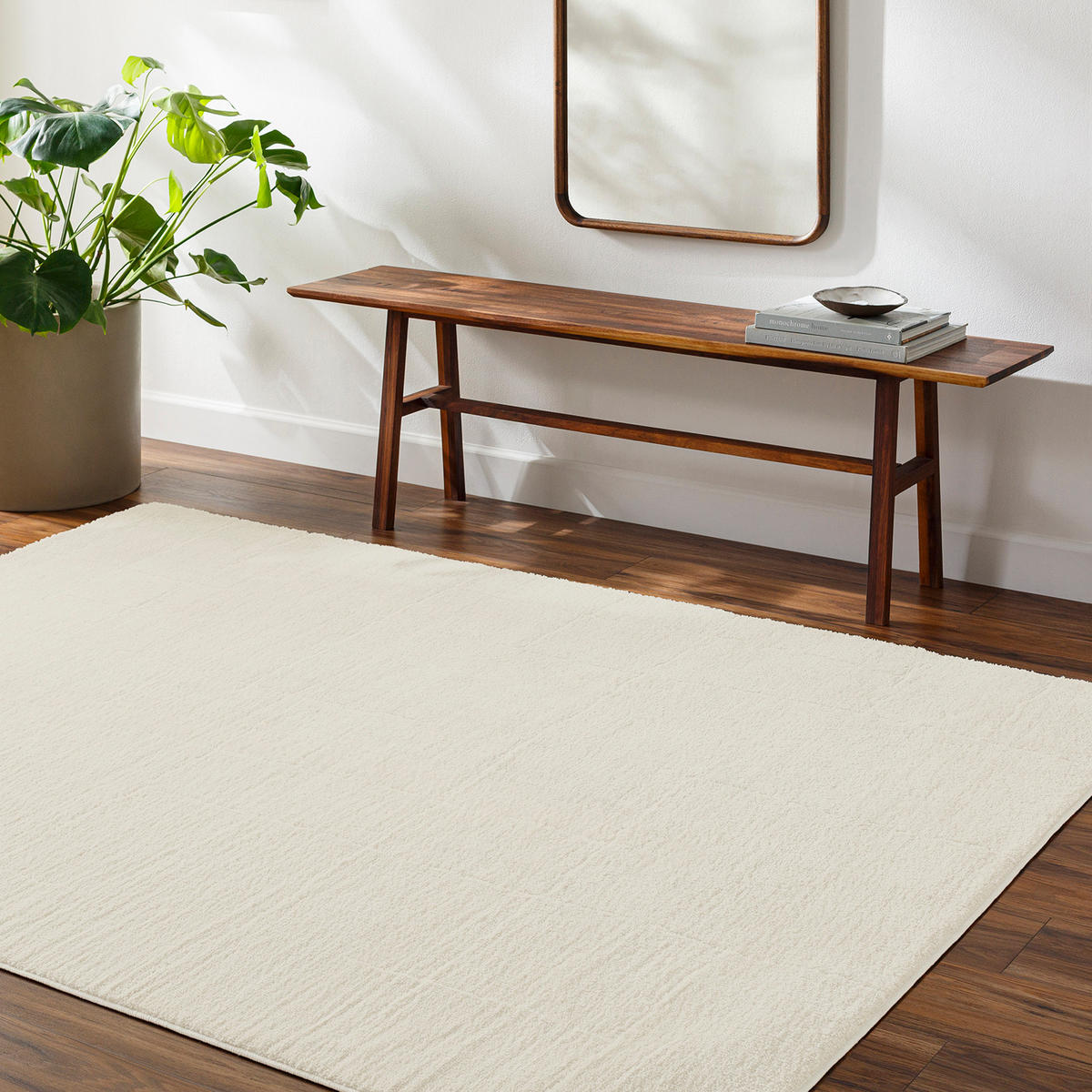 KURZFLORTEPPICH 200/275 cm Weiß - Weiß, Naturmaterialien/Textil (200/275cm) - LIVABLISS