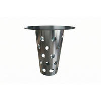 BARTISCH VINO Silber Metall - Silberfarben, Metall (90/90/111cm) - KAWOLA