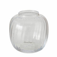 VASE Glas Trial 19 cm - Transparent, Glas (19/19cm) - Boltze Home