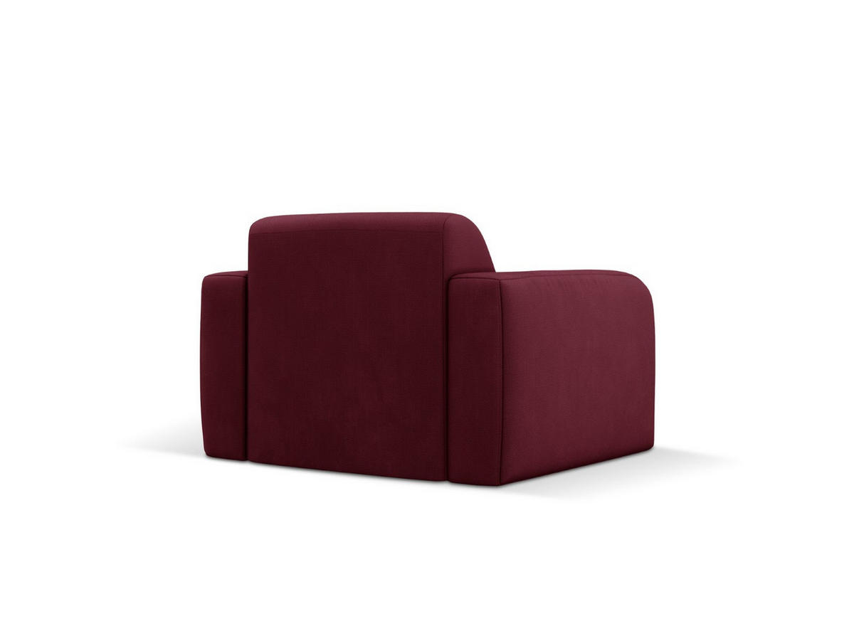 SESSEL Molino aus strukturiertem Stoff burgundfarben - Bordeaux, Textil (95/72/105cm) - Micadoni