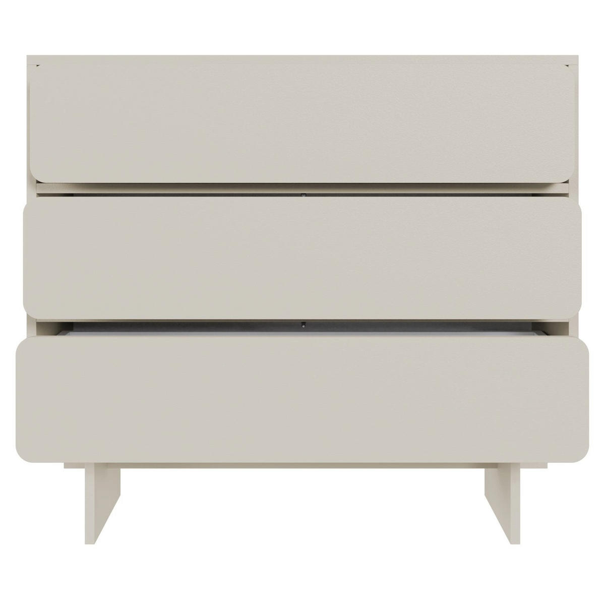 KOMMODE Wuwu Greige 101 cm - Taupe, Holzwerkstoff (100.8/87.9/35cm) - Selsey