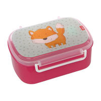 LUNCHBOX Fuchs, pink 17 x 11 x 7 cm - Pink/Orange, Kunststoff (11/7/17cm) - Sigikid