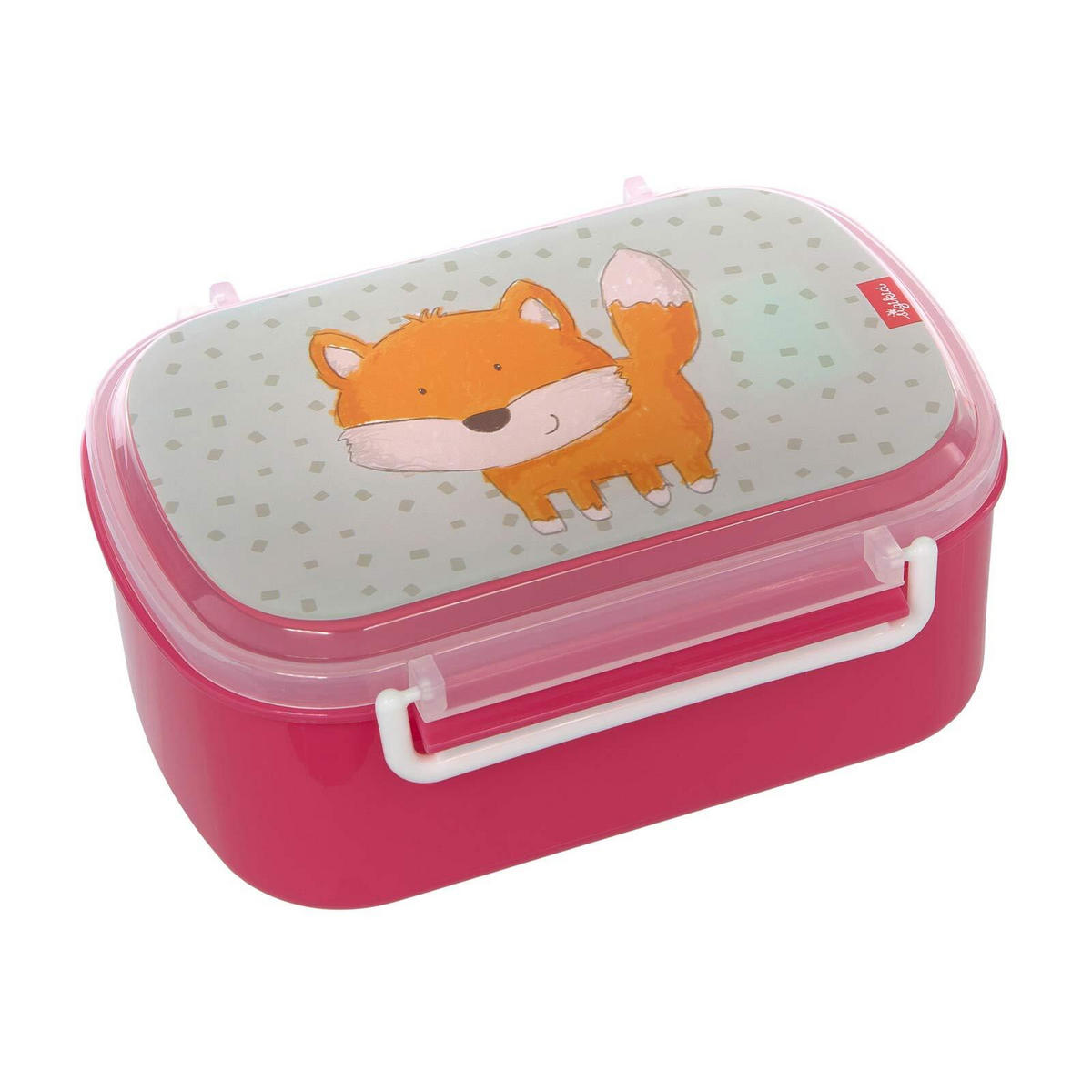 LUNCHBOX Fuchs, pink 17 x 11 x 7 cm - Pink/Orange, Kunststoff (11/7/17cm) - Sigikid