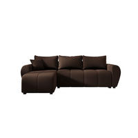 ECKSOFA MOLISA L Cosmic 800 Links mit Schlaffunktion - Braun, Textil (245/145cm) - Bedante