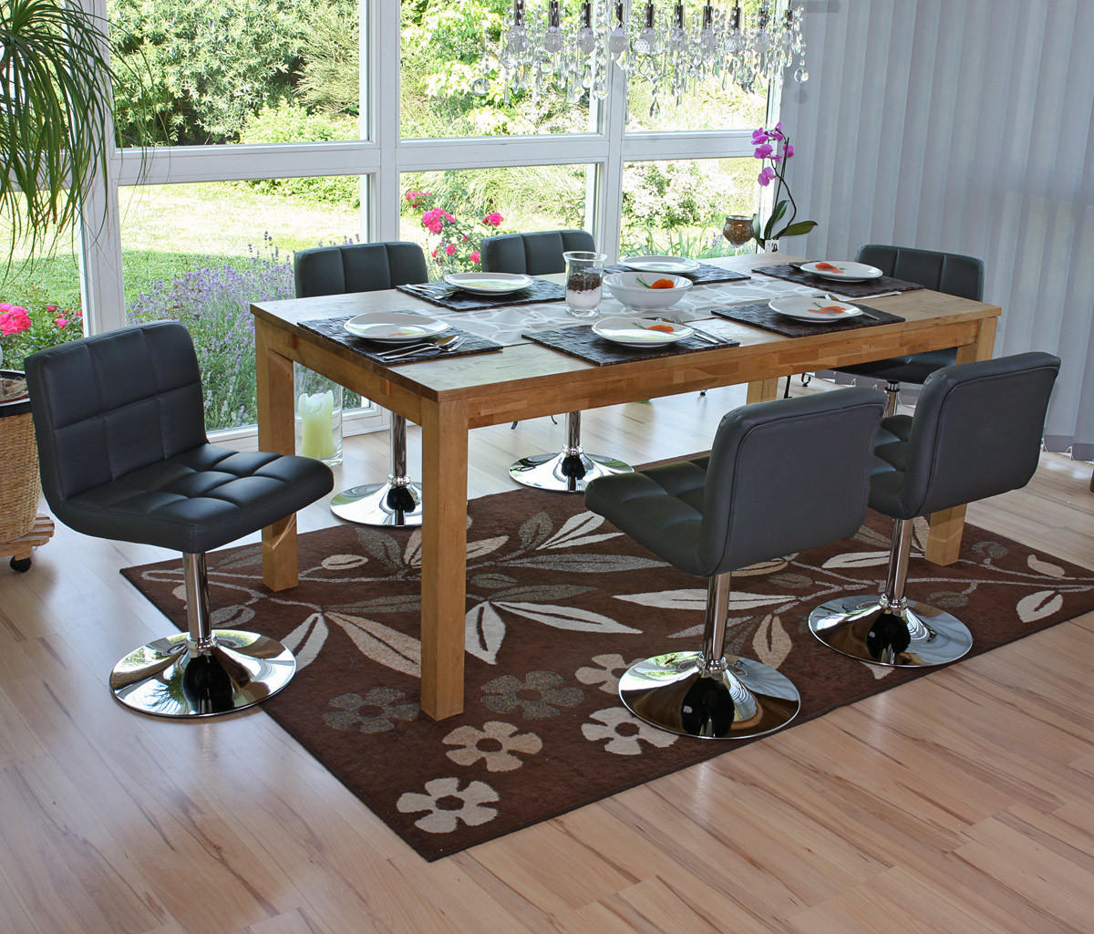 ESSZIMMERSTUHL Grau 2er-Set - Grau, Textil (43/76/44cm) - MCW