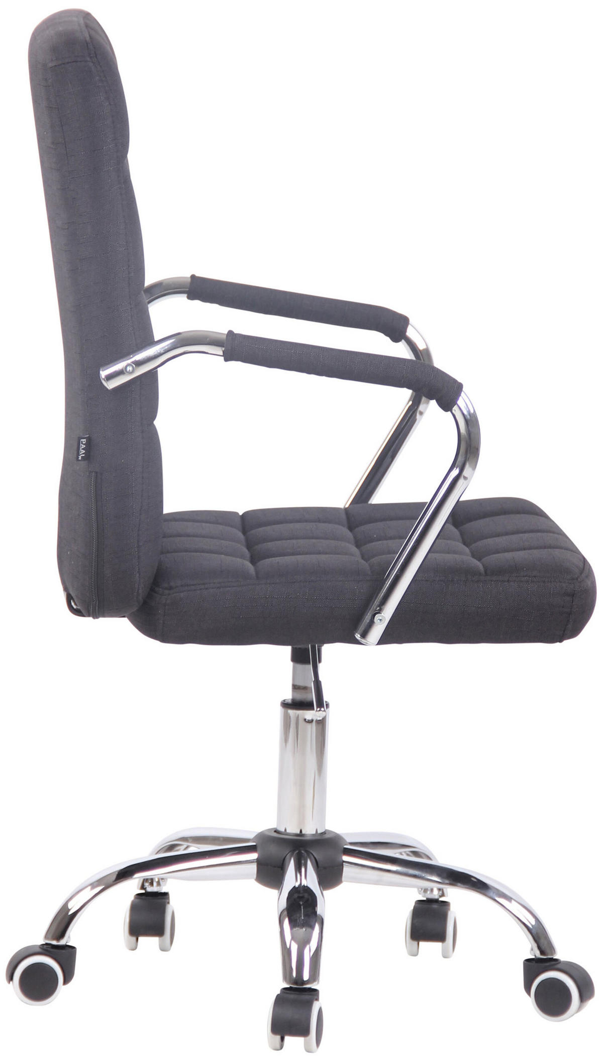 BÜROSTUHL Tenor, Stoff Schwarz - Schwarz, Textil/Metall (56/109/60cm) - TPFLiving