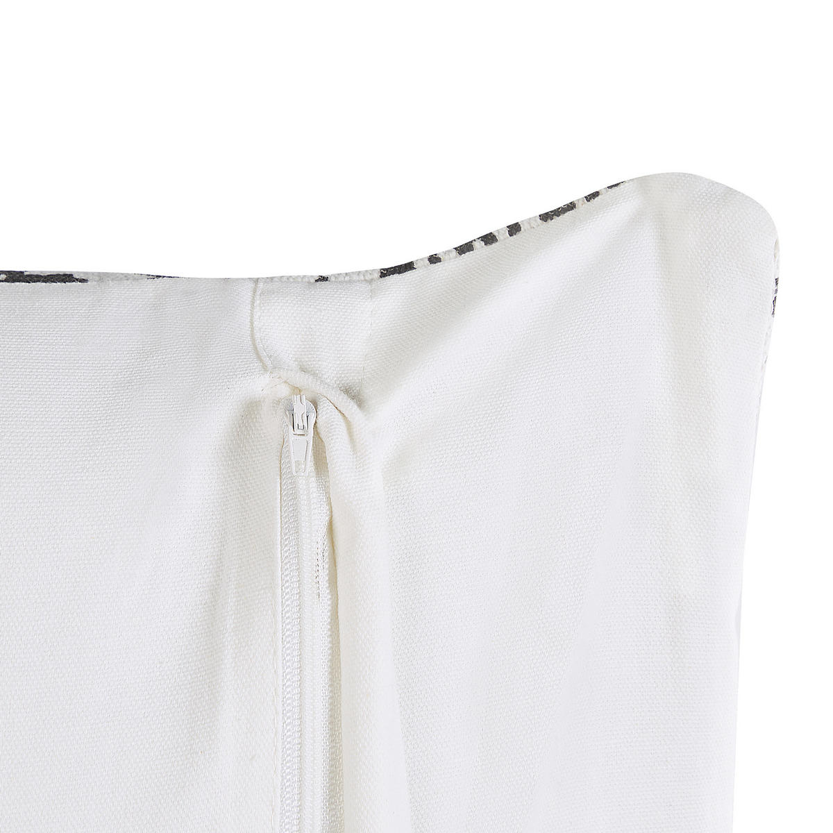 DEKOKISSEN 2er-Set Creme 45/45 cm Hazro - Creme, Naturmaterialen/Textil (45/45cm) - Beliani