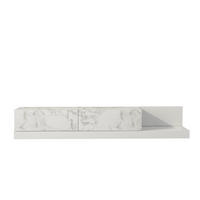 TV-LOWBOARD Majör Weiß Marmoroptik 9031 - Weiß, Holzwerkstoff (180/30/37cm) - moebel17