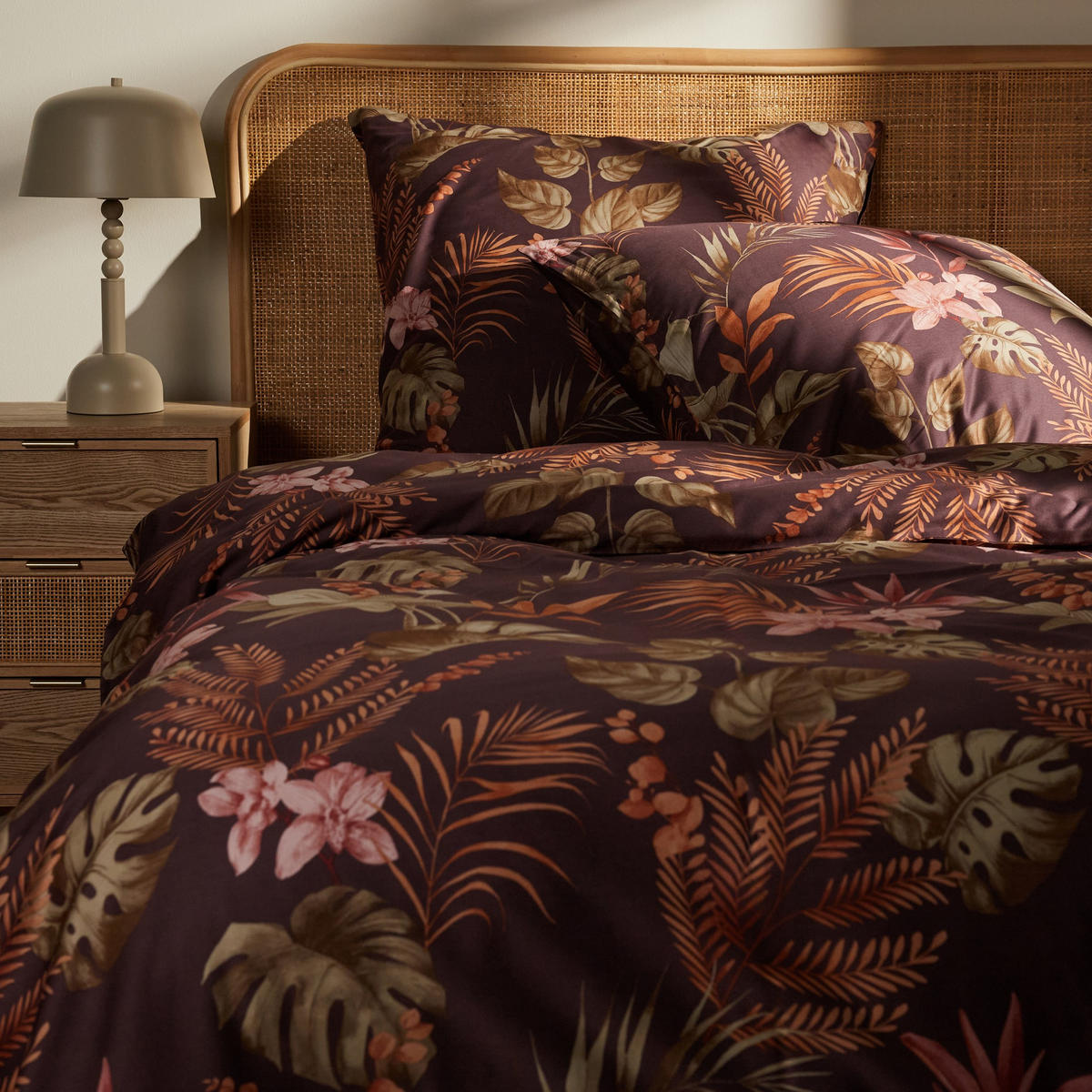BETTWÄSCHE Orchidea - Braun, Textil (200/220cm) - home&you