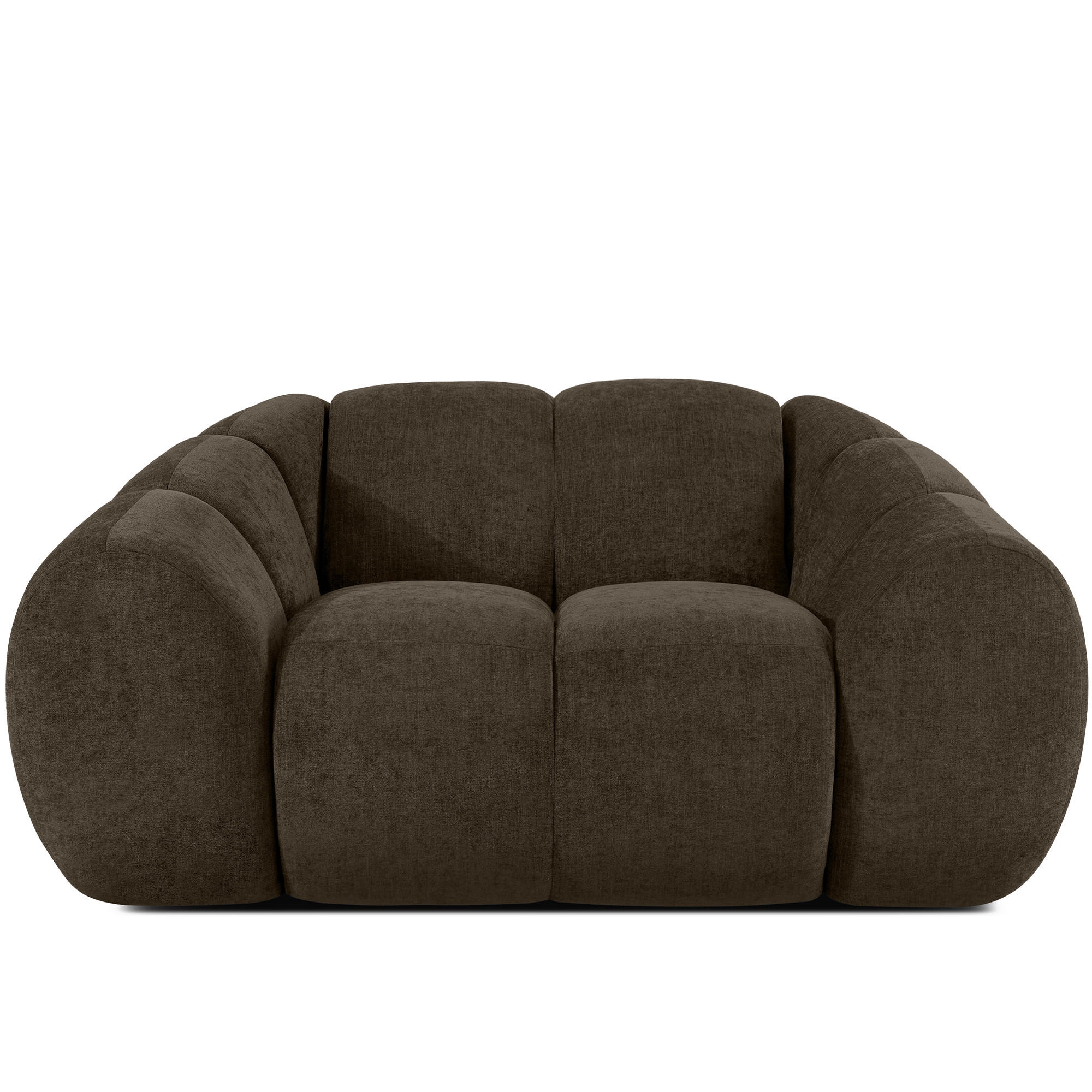 SESSEL FLAVA, Braun - Braun, Holz/Holzwerkstoff (160/76/100cm) - KONSIMO®