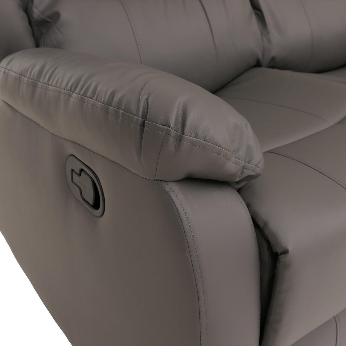 3ER KINOSESSEL Grau - Grau, Textil (181/107/164cm) - MCW