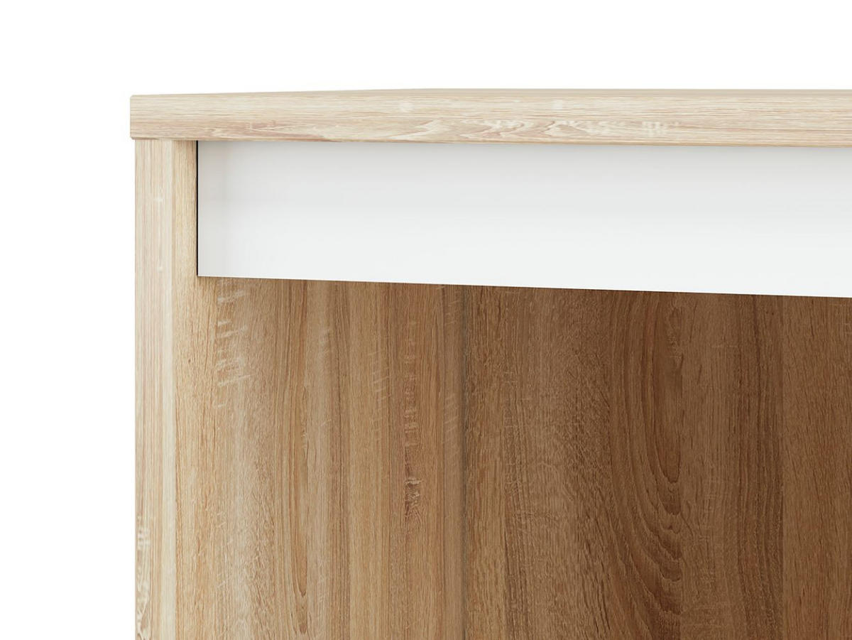 HIGHBOARD Avo Sonoma Eiche, Absetzung austauschbar 69 / 34 / 123cm - Braun/Sonoma Eiche, Holz/Holzwerkstoff (69/123/34cm) - Feldmann-Wohnen