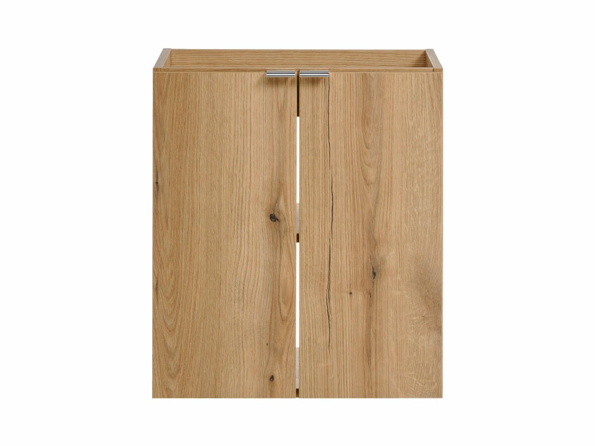 WASCHTISCHUNTERSCHRANK 3Teile - Nova Oak N BM259 in Coast Evoke Oak/Weiß Matt - Eiche Wotan/Weiß, Holz (100/57/40cm)