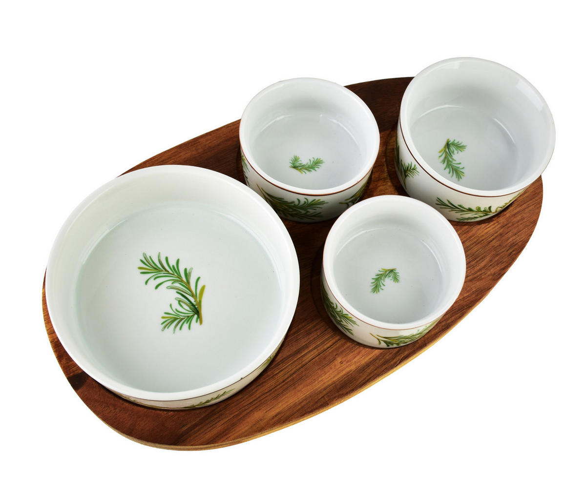 SERVIERSCHALEN Modern Kitchen Weiß 28/16/4.5 cm Porzellan - Weiß, Keramik (16/4.5/28cm) - Mondex