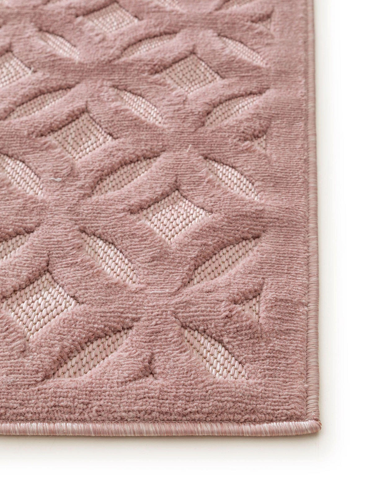 OUTDOORTEPPICH Bonte Rosa 240x340 cm - Rosa, Textil (240/340cm) - benuta Nest
