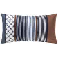 KISSENHÜLLE CORNFLOWER STRIPES 4069 DEEP OCEAN - 28 - Blau, Textil (40/80cm) - Joop!