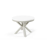 ESSTISCHE NORVIX - Kaschmir/Weiß, Holzwerkstoff (120/120/76cm) - Meblini