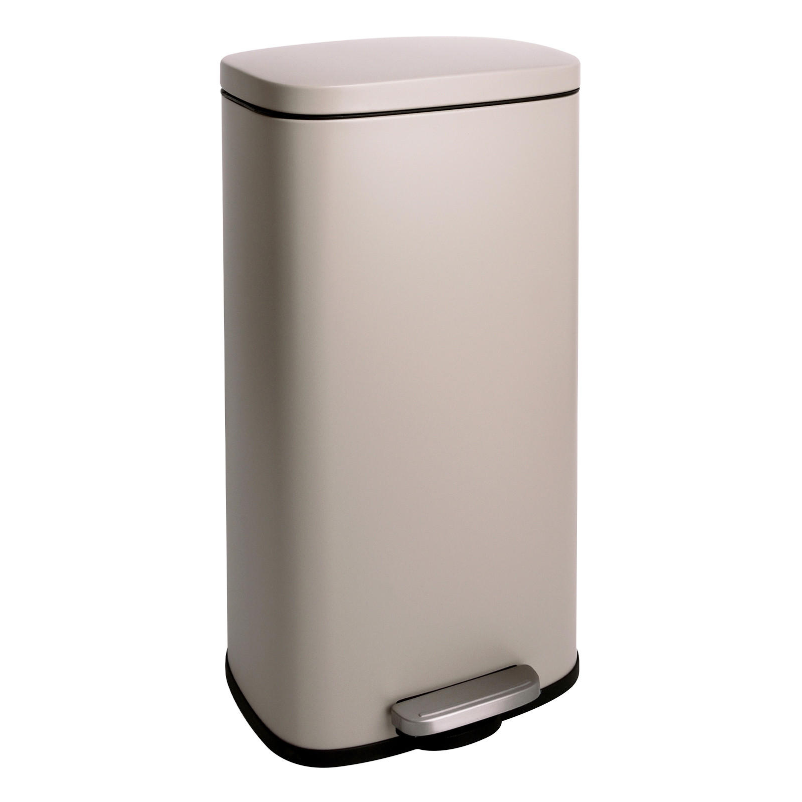 MÜLLEIMER TQ30 - Taupe, Metall (35/63/25cm) - SVITA