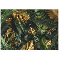 FOTOTAPETE Blätter Natur Vliestapete Tapete 150x105 - Multicolor, Papier (150/105cm) - Wallarena
