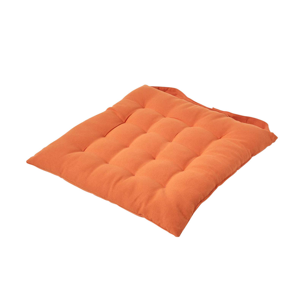 STUHLKISSEN terracotta 40/40/6,5 cm - Terra cotta, Textil (40/40/6.5cm) - Homescapes