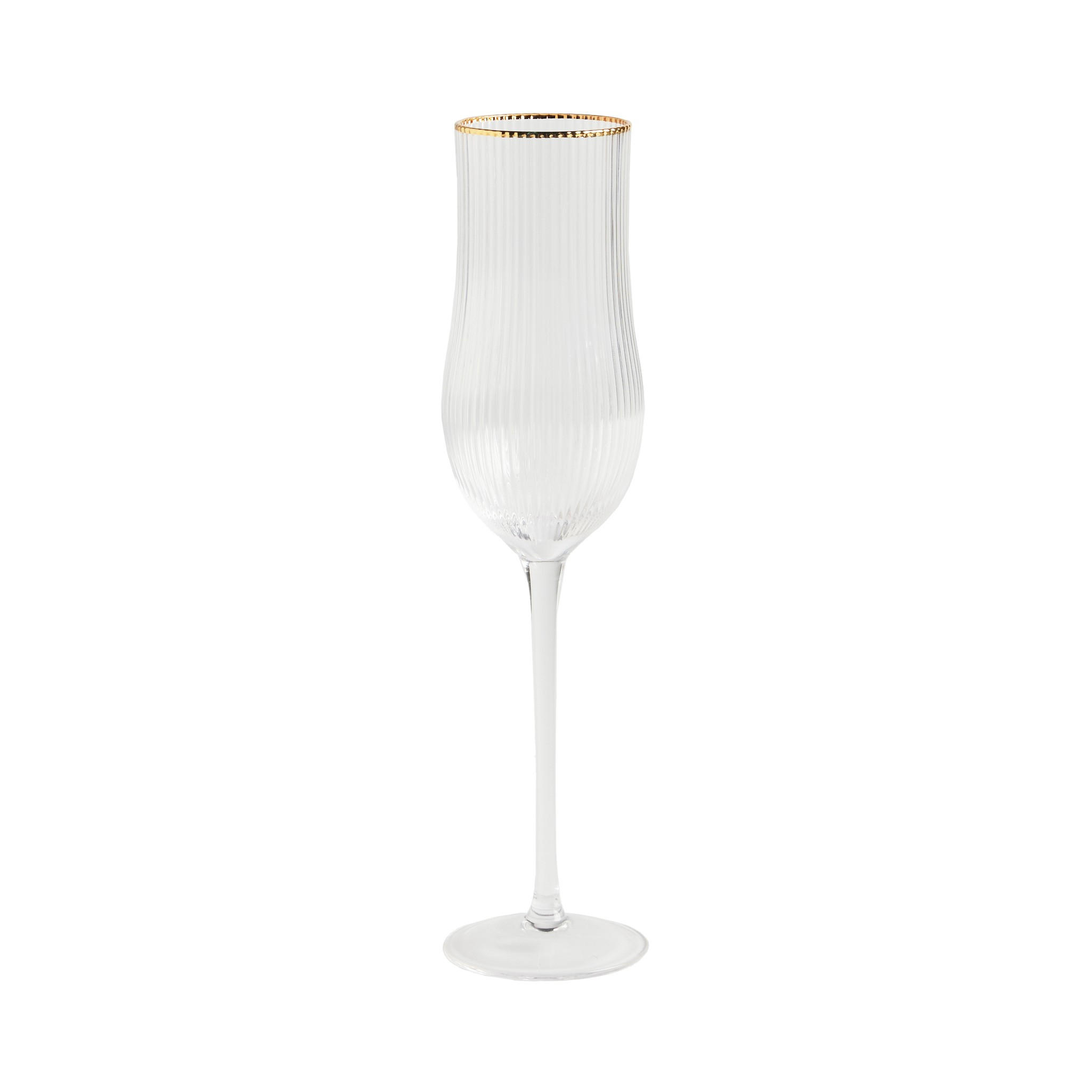 CHAMPAGNERGLAS Vanesa - Goldfarben, Glas (0.23L) - home&you