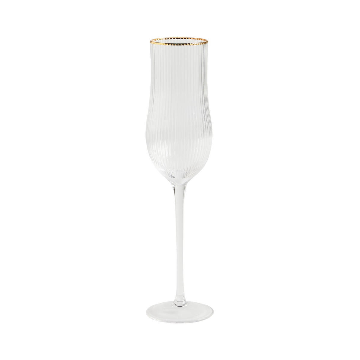 CHAMPAGNERGLAS Vanesa - Goldfarben, Glas (0.23L) - home&you