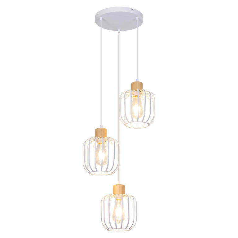 Nettlife Pendelleuchte Weiß 40x145x25 cm