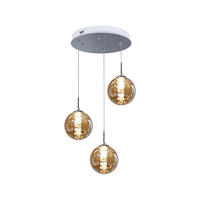 LED-HÄNGELEUCHTE Luxthain 30/150/30 cm - Grau, Glas (30/30/150cm) - ZMH