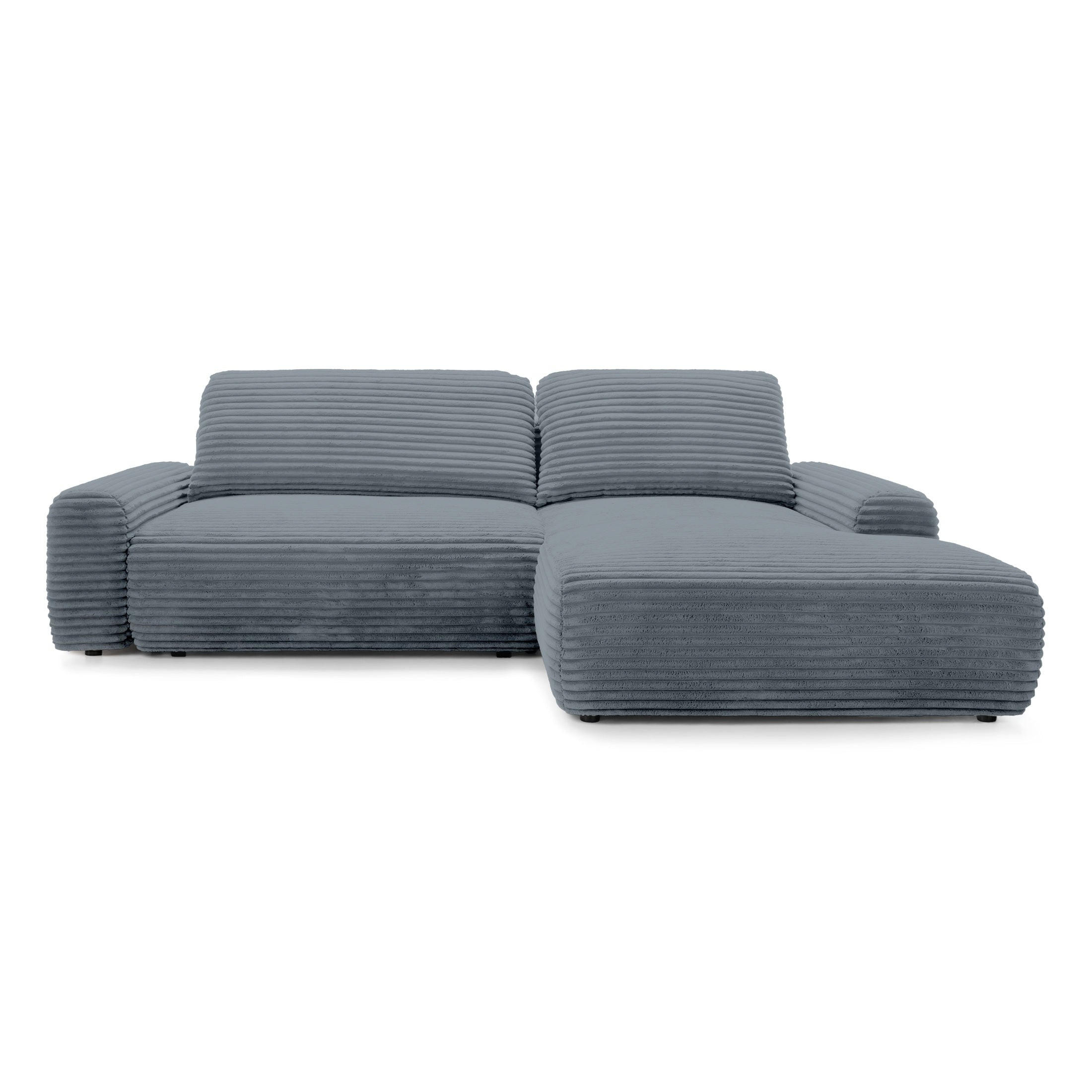 ECKSOFA Dori Anthrazit - Anthrazit, Textil (225/155cm)