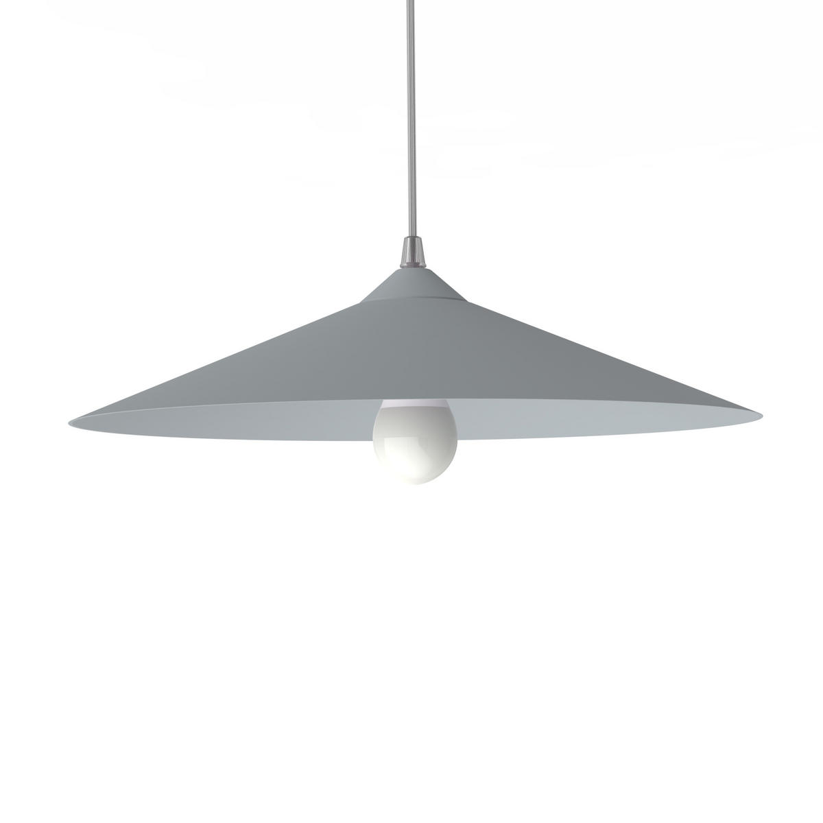 HÄNGELEUCHTE - Grau, Metall (40/40/10cm) - Lumicom