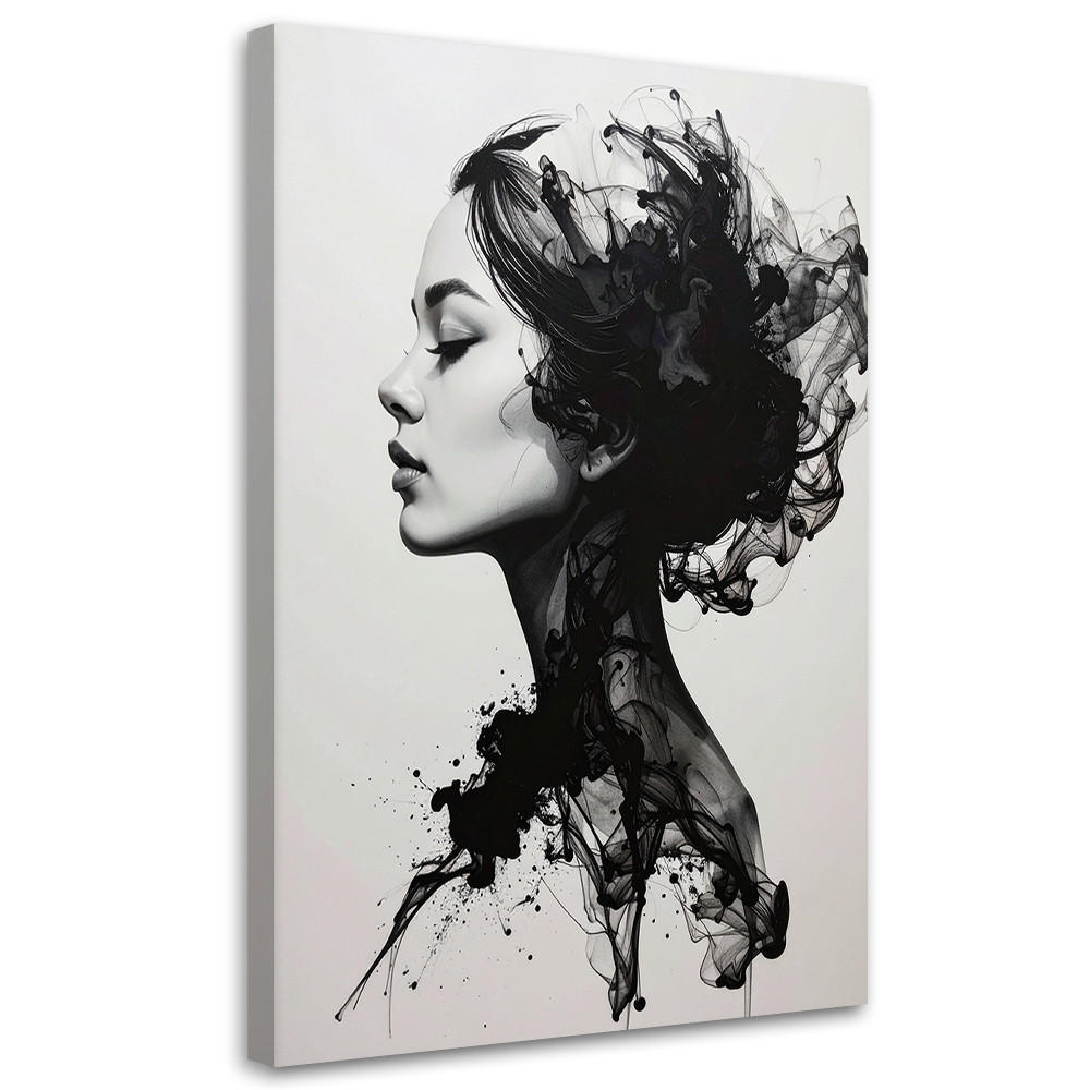 Feeby Bild Schwarz 70x100 cm