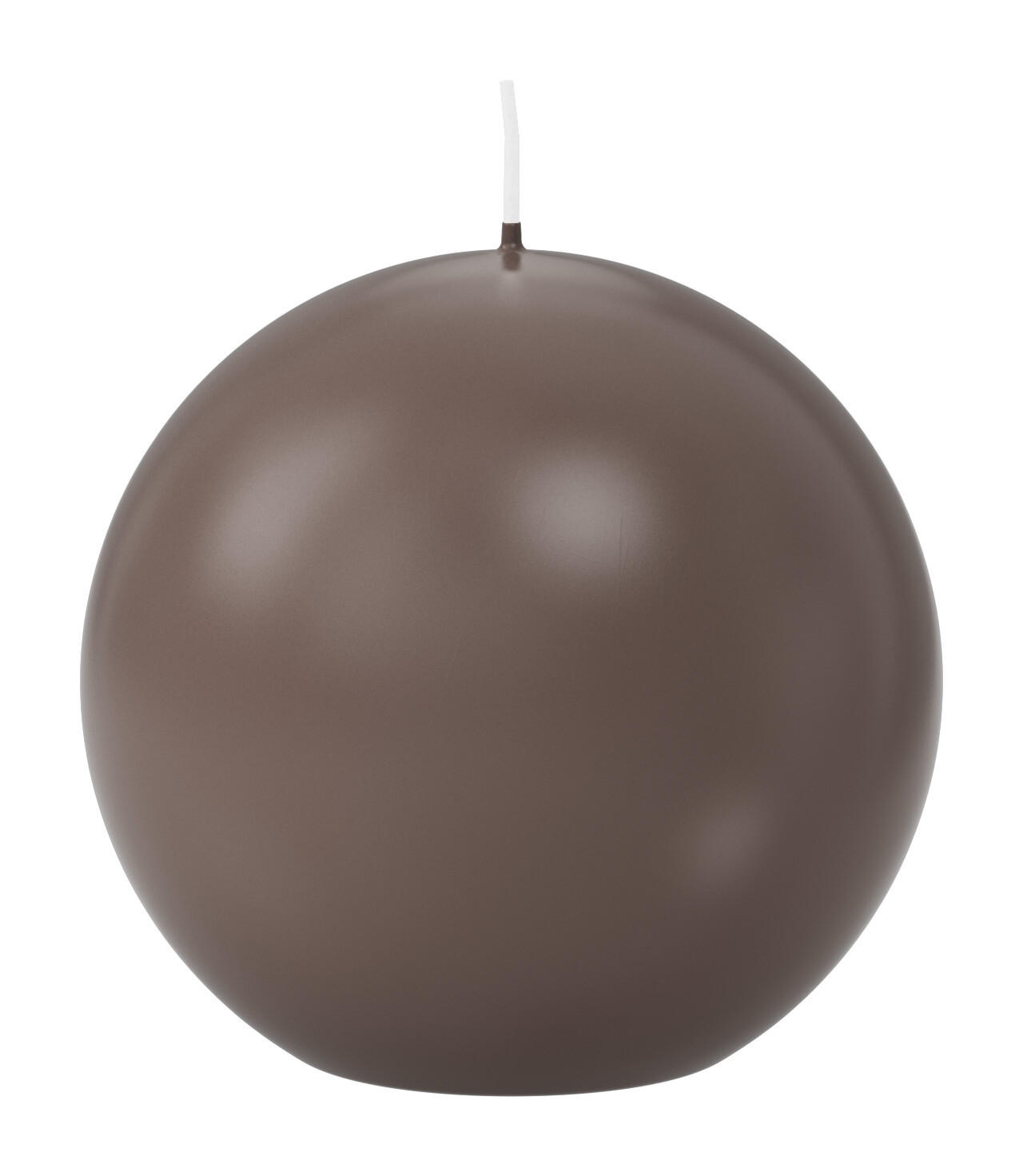 Wiedemann Kerzen Kugelkerzen Taupe 10x10x10 cm