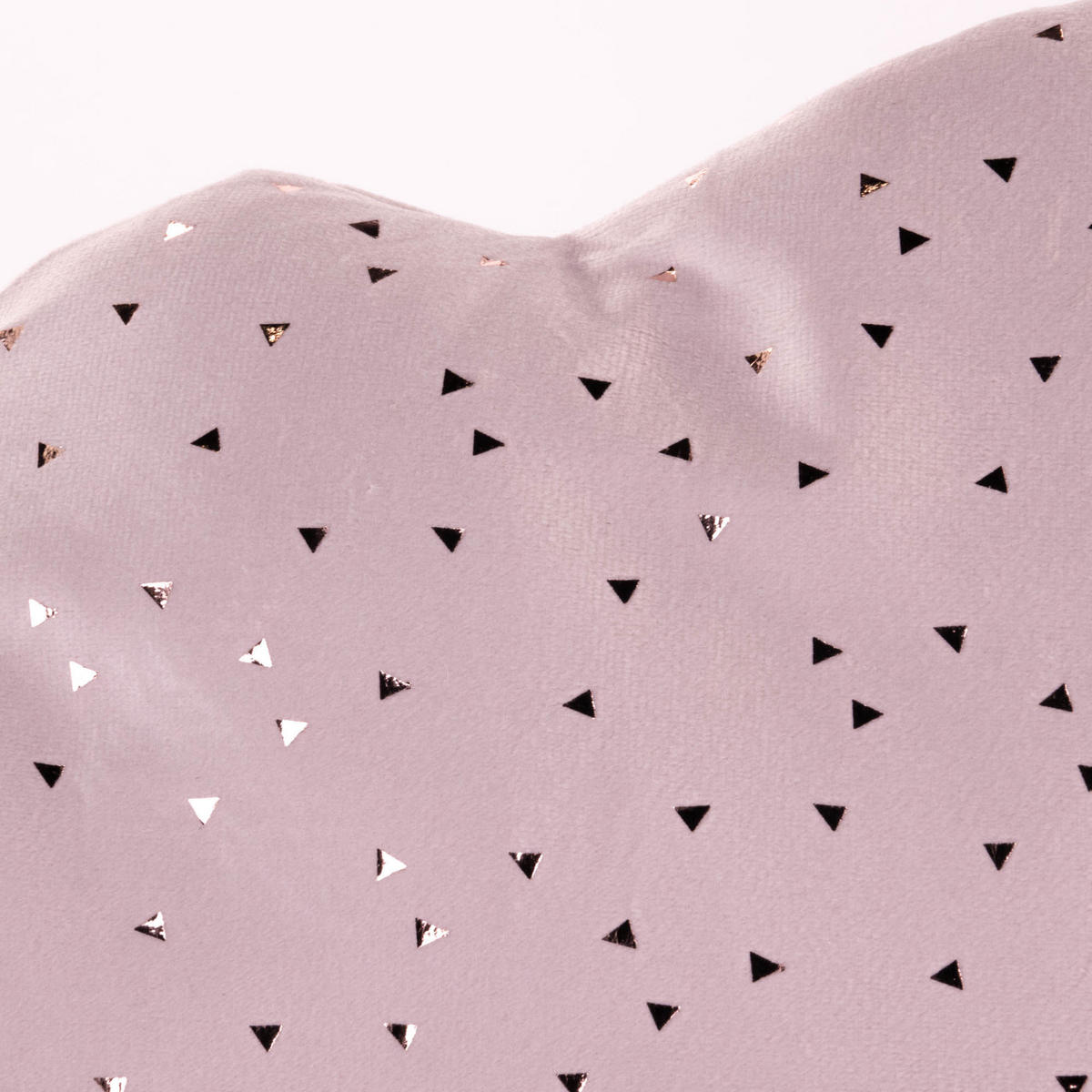 SAMTKISSEN mit metallischem Muster 40/25/6 cm - Rosa, Textil (25/40cm) - Home Styling Collection