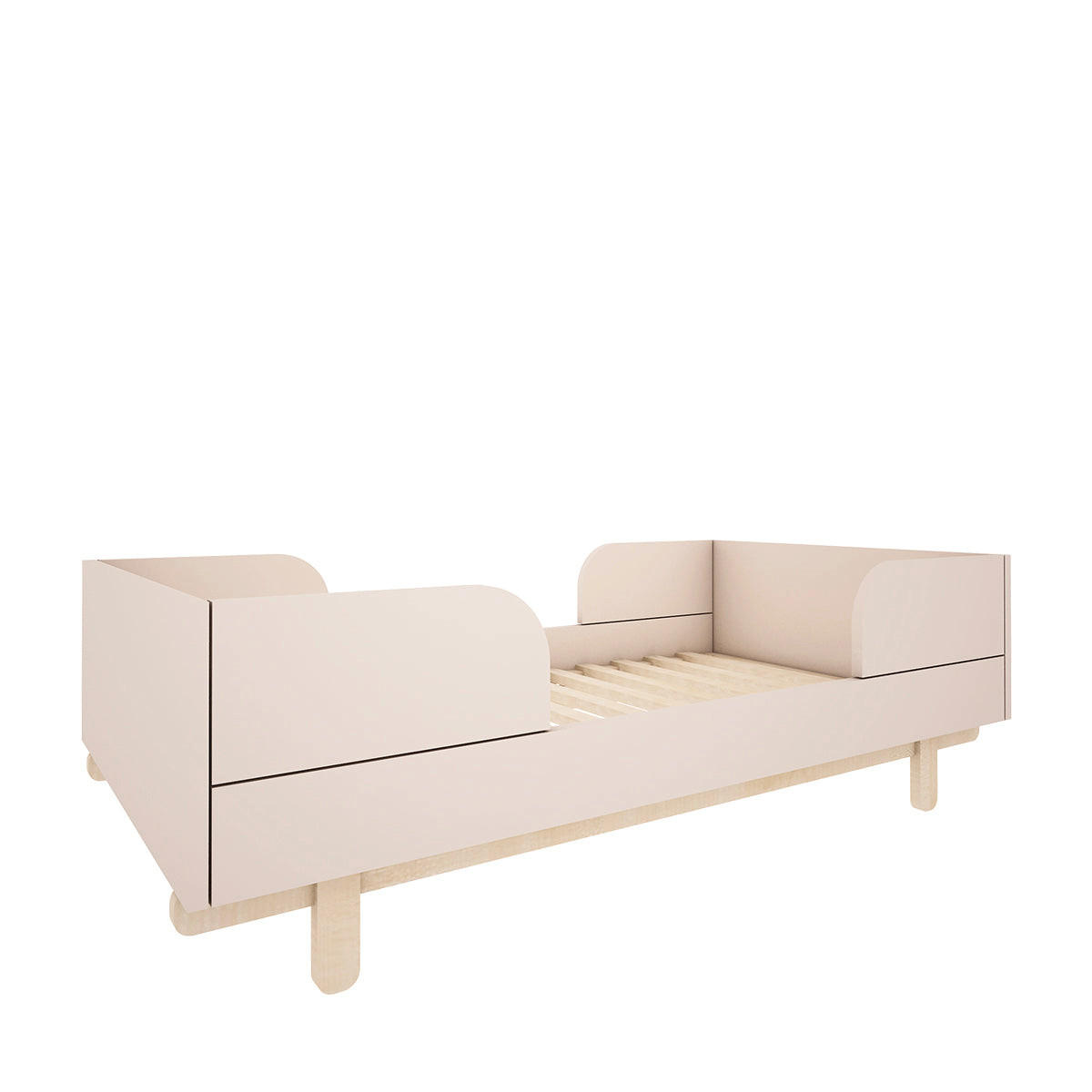 POSTIEĽKA S PRIEČKAMI 70/140 Romy Béžová - béžová, kompozitné drevo (70/140cm) - Petits-meubles