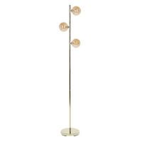 STEHLAMPE Ramis 23/23/154 cm - Goldfarben, Metall (23/23/154cm) - Beliani