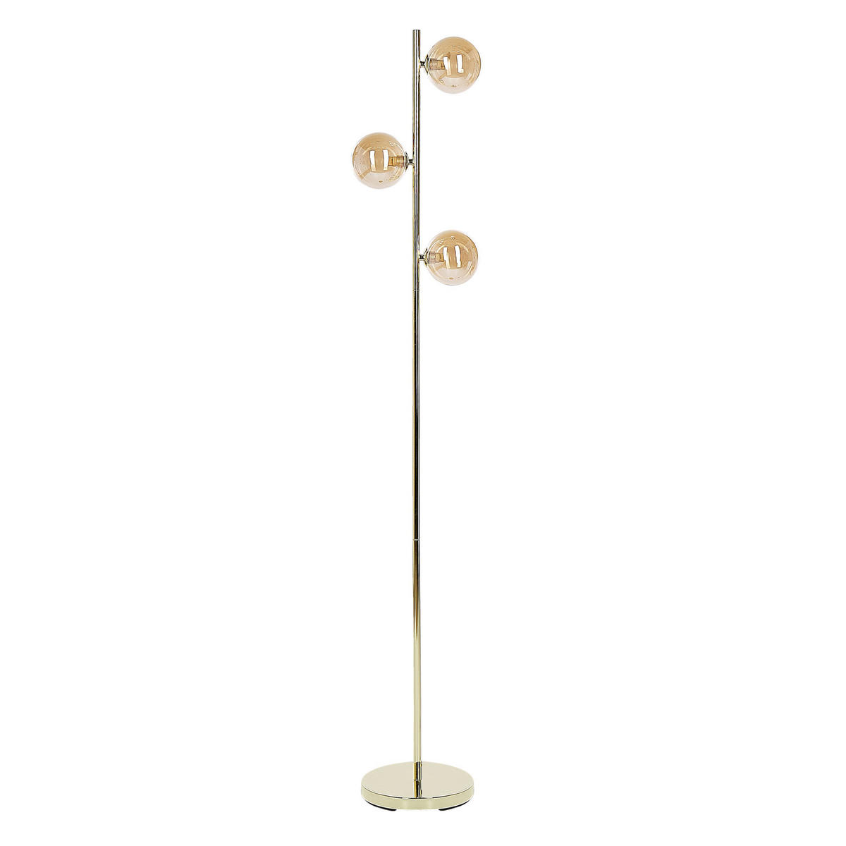 STEHLAMPE Ramis 23/23/154 cm - Goldfarben, Metall (23/23/154cm) - Beliani