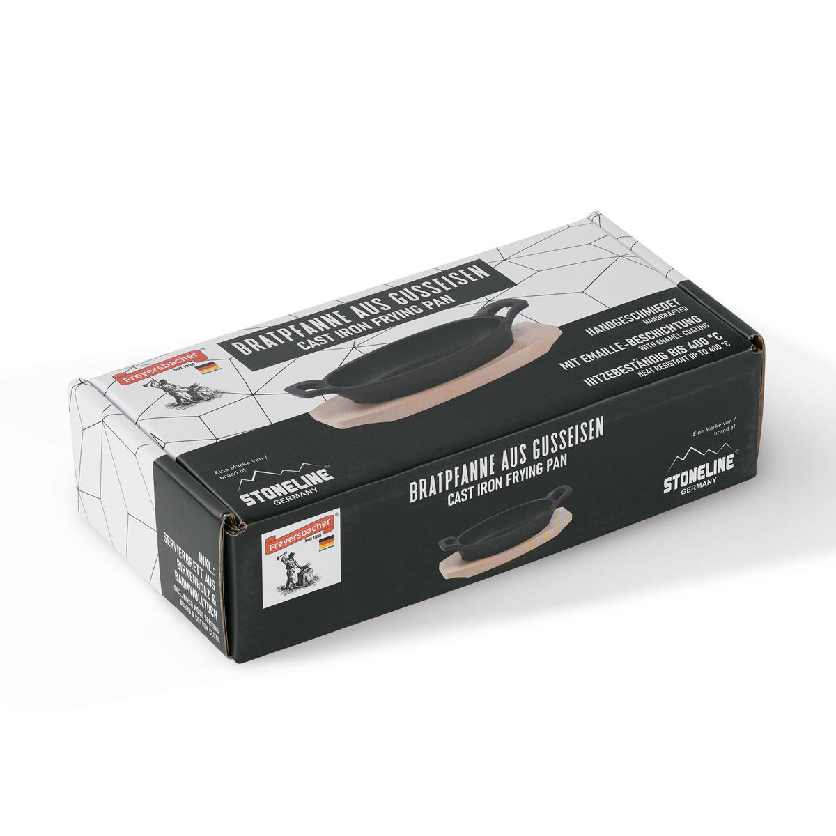GUSSEISENPFANNE - Schwarz, Metall (14cm) - Stoneline